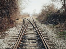 Choosing path - railroad tracks