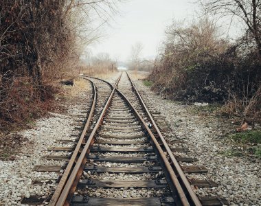 Choosing path - railroad tracks